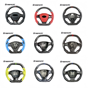 Pour la Ford <span class=keywords><strong>Fiesta</strong></span> <span class=keywords><strong>MK7</strong></span> <span class=keywords><strong>MK7</strong></span>.5 St180 ST <span class=keywords><strong>Sport</strong></span> Volant en fibre de carbone à fond plat - Product Image 6