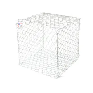 最佳价格1x1x1 2x1x1m镀锌聚氯乙烯涂层六角篮盒石笼丝网