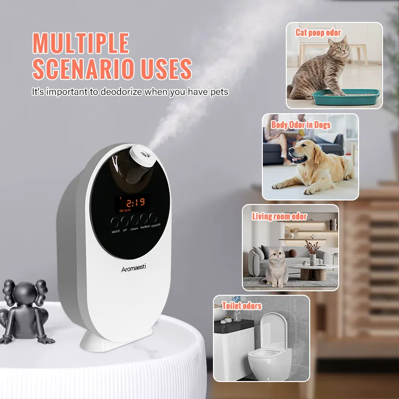 2024 новый дезодорант для домашних животных автоматический дезодорант ароматерапия Распылитель для кошек и собак без следов настенный