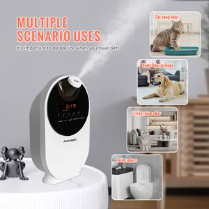 2024 New Timed Pet Deodorizer Automatic Deodorizer Deodorant Aromatherapy Spray Machine For Cats And Dogs No Trace Wall Mounted