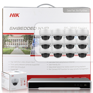 Système de caméra réseau à dôme fixe 16 canaux 1U 16 PoE DS-<span class=keywords><strong>7616NI</strong></span>-<span class=keywords><strong>K2</strong></span>-<span class=keywords><strong>16P</strong></span> 4K NVR 4 MP AcuSense avec micro intégré - Product Image 3
