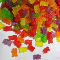 Extrait de chanvre Gummies Herbal emballé dans une bouteille pour stimuler l'énergie renforcer l'immunité stabiliser l'humeur