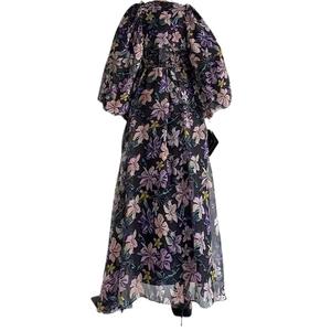 R-405 Dames Bescheiden Abaya Jurk Lange Mouwen Losse Pasvorm Maxi Kaftan Traditionele Moslim Kleding Voor Dagelijks Casual - Product Image 4