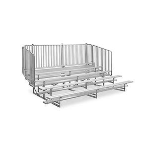 Centrocampista serie 15 fila gradinate in alluminio per campo da calcio - Product Image 2