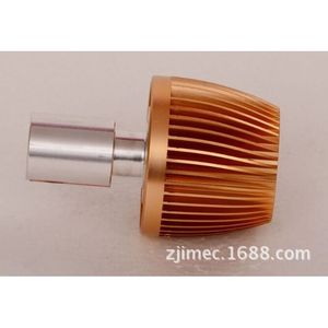 Nouveau type de dissipateur thermique en alliage d'aluminium moulé à froid, rond, brossé argenté, solution de refroidissement LED, vente en gros - Product Image 3