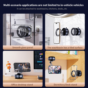 Chargeur magnétique sans fil Chargeur magnétique sans fil Support magnétique pour téléphone de voiture Chargeur pliable sans fil 15W <span class=keywords><strong>charge</strong></span> rapide - Product Image 6