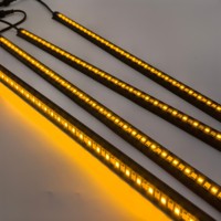 4er-Pack 12V LED Camping Lichtleisten-Set IP65 Zweifarbig Weiß & Bernstein Starre Streifenleuchten mit 5 Jahren Garantie für 4x4 Offroad RV