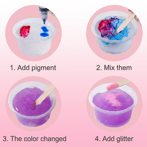 Kit de slime à mélanger soi-même avec des perles en mousse, jouet sensoriel extensible pour enfants - Product Image 2
