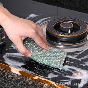 Éponge de cuisine rectangulaire double face pour nettoyer la surface de la cuisinière - Product Image 1