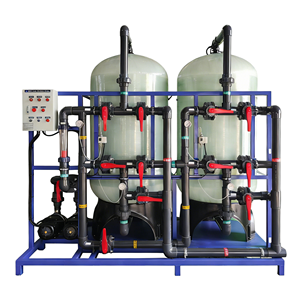 <span class=keywords><strong>Filtre</strong></span> à eau à double média de qualité industrielle 10 TPH avec <span class=keywords><strong>sable</strong></span> de manganèse et média de charbon actif pour une qualité d'eau constante - Product Image 2