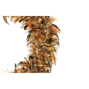 Vente <span class=keywords><strong>en</strong></span> Gros Rock Coq Faisan Plume Bijoux Accessoires Coiffe Rotin Noir Et Blanc Guirlande <span class=keywords><strong>De</strong></span> Noël - Product Image 6