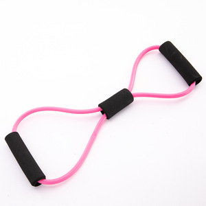 Bande de résistance en forme de huit, bande d'exercice élastique en TPR pour étirement du dos, des épaules et du cou, équipement de fitness portable, 40cm - Product Image 3
