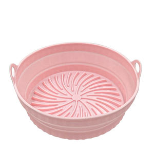 Pieghevole No-Stick tonda pentola in Silicone riutilizzabile pieghevole stuoia forno per <span class=keywords><strong>friggitrice</strong></span> lavastoviglie strumento di cottura sicuro per pasticceria - Product Image 6
