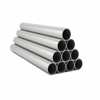 Tubo de Acero Inoxidable de Estructura Redonda, Laminado en Frío, Sin Costuras, de Paredes Delgadas y Superficie Pulida, para Construcción de Edificios
