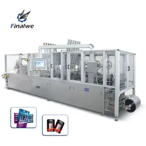 Finalwe Brand Automatic Blister PVC Paper Card Packaging Machine for Disposable Battery/Toy/lighter Blister card glueing machine