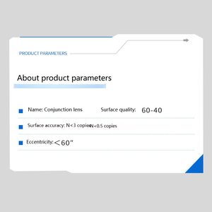 하이브리드 렌즈, 고품질 유리 렌즈, 우수한 광 투과율, 광학 렌즈, 오목 렌즈, 광각 - Product Image 3