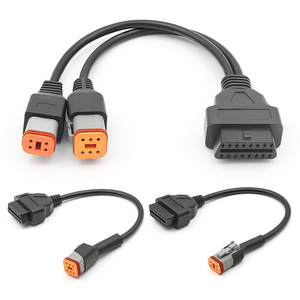 Adaptateur OBD pour <span class=keywords><strong>Harley</strong></span> Davidson <span class=keywords><strong>moto</strong></span> 6 + 4 broches 2in1 Adaptateur <span class=keywords><strong>Harley</strong></span> - Product Image 4