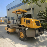 Rouleau compresseur vibrant diesel YSW206A de 6 tonnes avec moteur Changchai de 36 kW et auvent standard