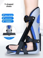 Orthèse pour pied tombant, pour AVC, hémiplégie, alité, correcteur d'inversion/eversion, aide à la rééducation, chaussure en T, à vie