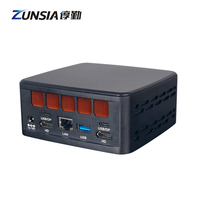 Zunsia Pc Mini Computadora In-tel 11th Tiger Lake Pc Nuc Box 2 * DDR4 64GB 4K Pantalla Linux Mini Pc para Juegos