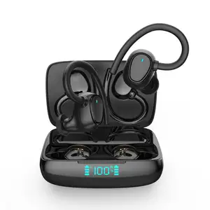 Kualitas Tinggi TWS I21 Earphone Olahraga Nirkabel Ear Hook Nirkabel 5.1 Tampilan LED Headphone Gaming Earhook Earbud