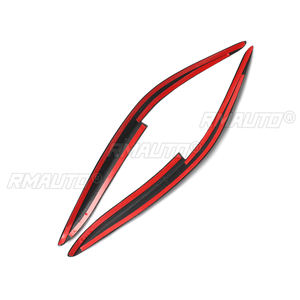 1 paire de couvre-phares en fibre de carbone véritable pour Honda Accord 1998 1999 2000 2001 2002, accessoires de voiture - Product Image 3