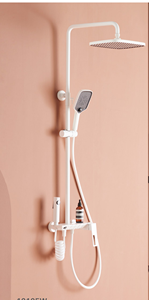 عدة وظائف سقوط المطر الساخن والبارد رش عمود البيانو مفتاح مجموعة دش أبيض نظام دش المطر - Product Image 3