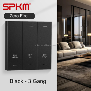 Thiết lập lại thiết kế Matt thân thiện với da PC Bảng điều chỉnh 1gang nhà thông minh thiết bị tuya ZigBee kiểm soát tường thiết bị chuyển mạch - Product Image 4