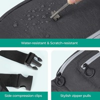 Tas Selempang Dada Pria Bahan Nylon Logo Custom Model Terbaru, Tas Santai Travel Anti Air untuk Pria dan Remaja Laki-laki