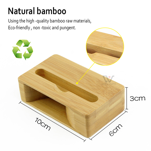 2025 Wholesale Waterproof  Bamboo  Wooden Mobile Cell Phone Loud Speaker