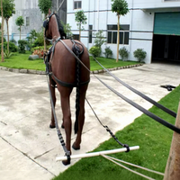 Harnais pour cheval à usage unique avec selle de style western pour la course