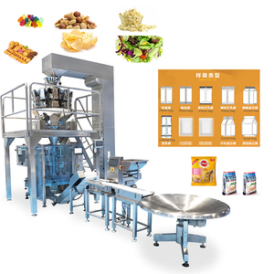 Cabezal de pesaje automático Vertical P32, Pembungkus Kerupuk, Envasadora Galletas para alimentos, incluye bolsa de etiquetado, película - Product Image 2