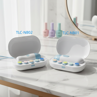 Coupe-ongles pour bébé à lumière LED douce, sûr, délicat et silencieux, lime à ongles électrique pour bébé, pour les soins nocturnes des nouveau-nés