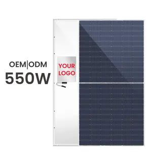 ODM/OEM 20GW no painel fotovoltaico estoque do painel 550w solar para estocar bonde