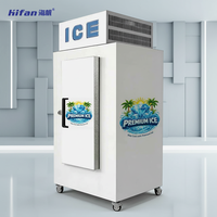 Lemari Pendingin Es Model Baru Hifan, Pendingin Udara Luar Ruangan, Freezer Komersial, Bersertifikasi CE ETL