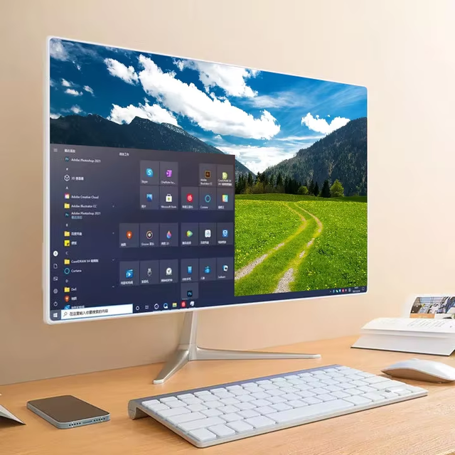 21.5 Inch Full Screen All in One Desktop Gaming Pc Set Intel Core I7 I5 I9 Processor All-in-One Computador