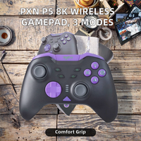 Control de Juego Inalámbrico Ergonómico PXN P5 8K de Tres Modos, Personalizable, con Tasa de Sondeo de 8000Hz y Gatillo Hall para PC, NS y Smartphone