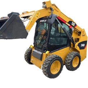 Mini chargeuse compacte Caterpillar 246D d'occasion avec composants centraux, moteur, boîte de vitesses, pompe - Product Image 1