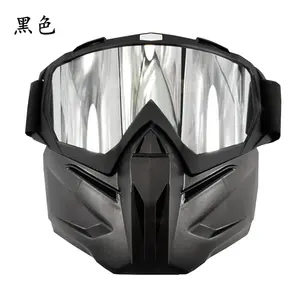 Lunettes de protection de moto d'extérieur, lunettes de Combat détachables, masque, lunettes d'équitation de Motocross