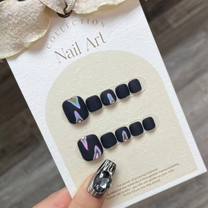 Ongles artificiels faits à la main pour les pieds, 10 pièces, <span class=keywords><strong>faux</strong></span> ongles pour les doigts, styles <span class=keywords><strong>de</strong></span> design uniques - Product Image 2