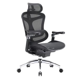 <span class=keywords><strong>Chaise</strong></span> <span class=keywords><strong>de</strong></span> <span class=keywords><strong>bureau</strong></span> ergonomique à dossier inclinable réglable en hauteur avec design <span class=keywords><strong>de</strong></span> <span class=keywords><strong>protection</strong></span> <span class=keywords><strong>de</strong></span> la colonne vertébrale et posture saine - Product Image 2