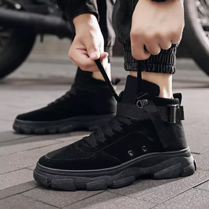 Nouvelles bottes confortables à la mode, bottes à la cheville pour homme, chaussures de randonnée fonctionnelles augmentant la taille - Product Image 4