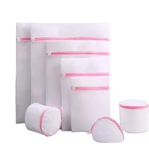 High Quality Mesh Polyester Laundry Wash Bags Net Laundry Basket Laundry Bags For Washing Machines Mesh Underwear Bra Bag