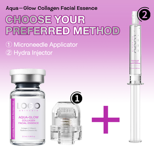 FATAZEN 1100ppm Collagène Ampoule Lissante, Raffermissante et Liftante Sérum Triple Action Anti-Rides Réduction des Rides Essence Faciale AQUA-GLOW - Product Image 2