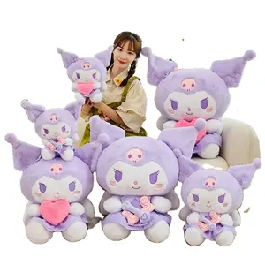 Popular Kuromi My Melody Cinnamoroll embrace love heart Plush Toy Kawaii Arrow of Love Plush toy