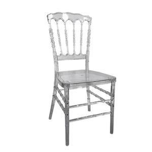 Silla de Acrílico Transparente para Eventos, Fiestas, Comedor, Venta al por Mayor, Silla de Boda de Plástico Acrílico Transparente Estilo Chiavari - Product Image 2