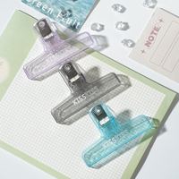 Clips personnalisés en acrylique écologique couleur sur mesure, impression UV, multi-usages, pour cahiers et mémos promotionnels Aoyu