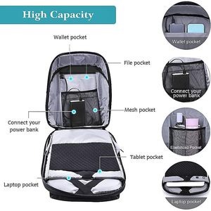 Laptop <b>Backpack</b> 20-39L Programmable Led Screen Waterproof Unisex Travel Motorcycle <b>Backpack</b> - Product Image 5