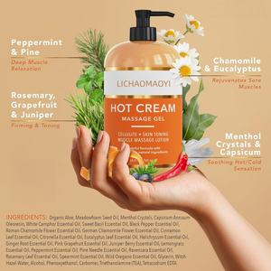 <span class=keywords><strong>Crema</strong></span> y Gel de Masaje Orgánico Natural para la Celulitis, para el Abdomen, Dolor en las Articulaciones y los Músculos, para Después del Ejercicio - Product Image 1
