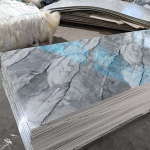 Mermer Pvc Panel Pvc Uv duvar paneli kapalı dekoratif mermer su geçirmez ve kalıp geçirmez hafif Pvc mermer - Product Image 3